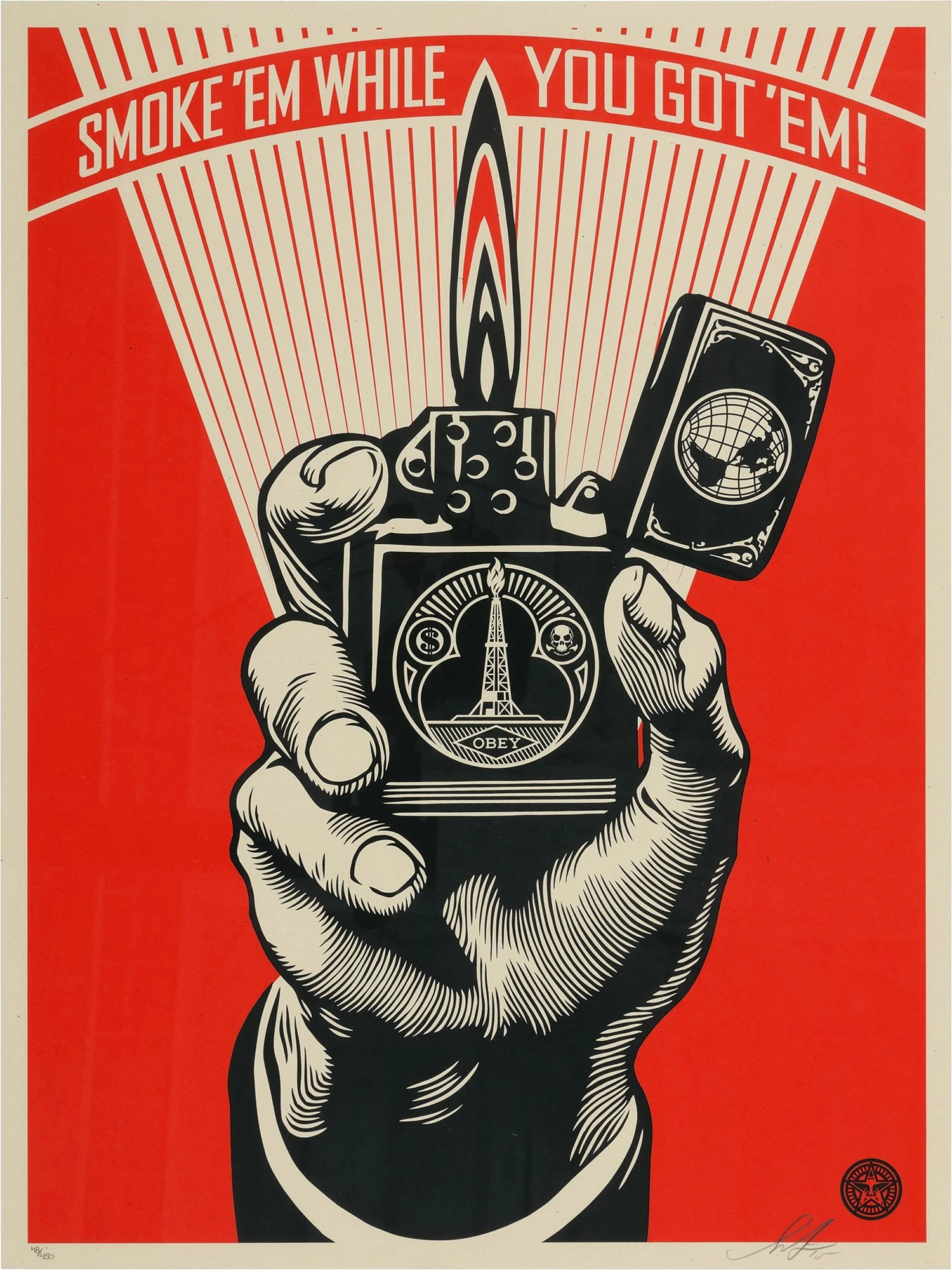Shepard Fairey Obey плакат