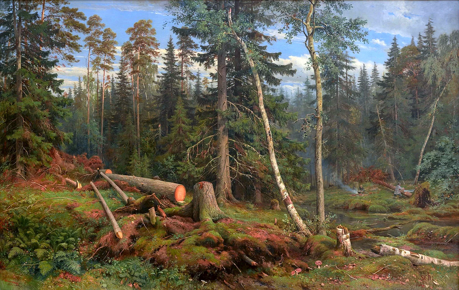 Шишкин Иван Иванович рубка леса