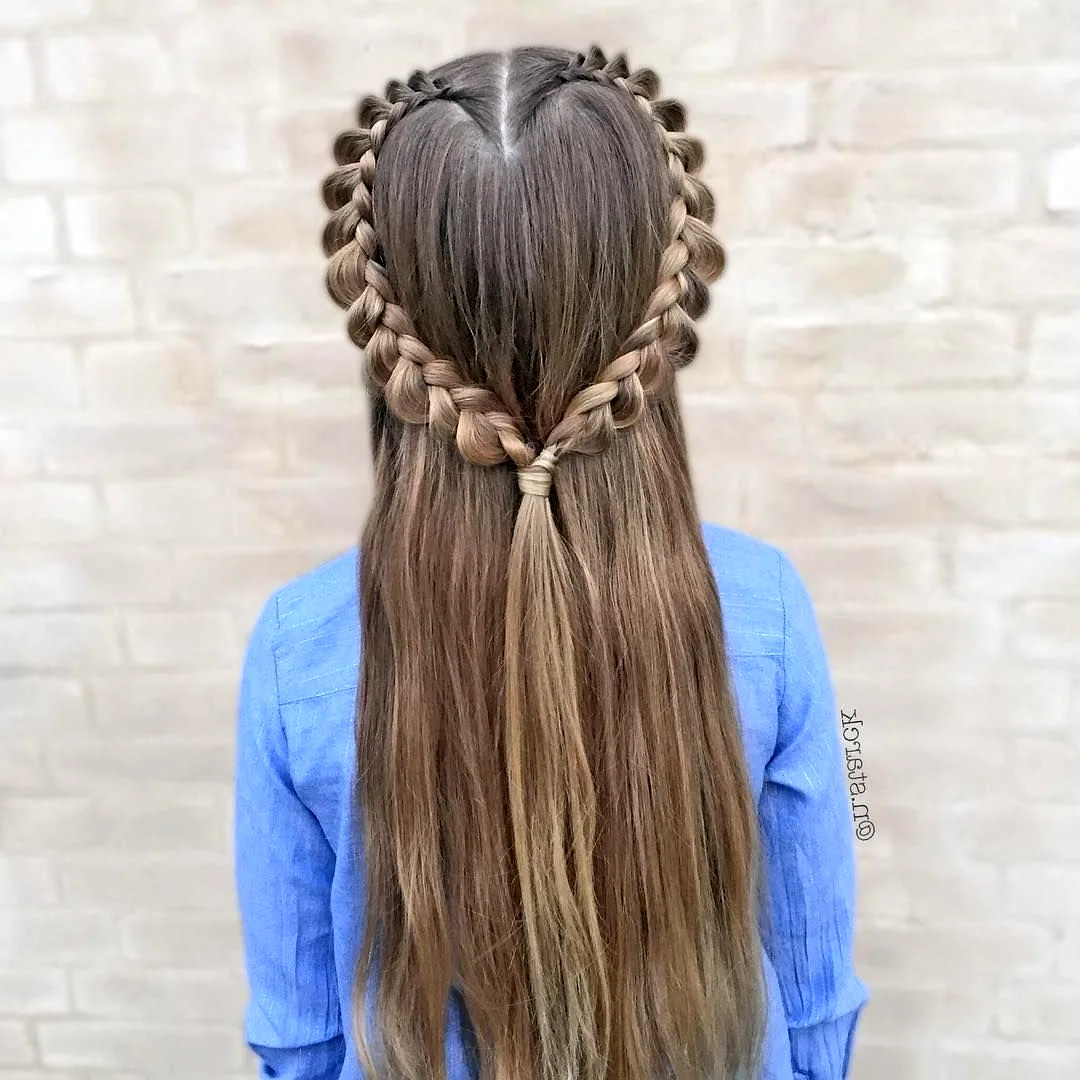 Школьные прически для девочек на длинные волосы