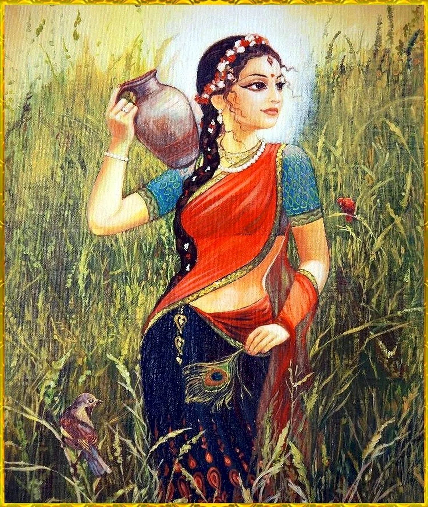 Шримати Радхарани танцует