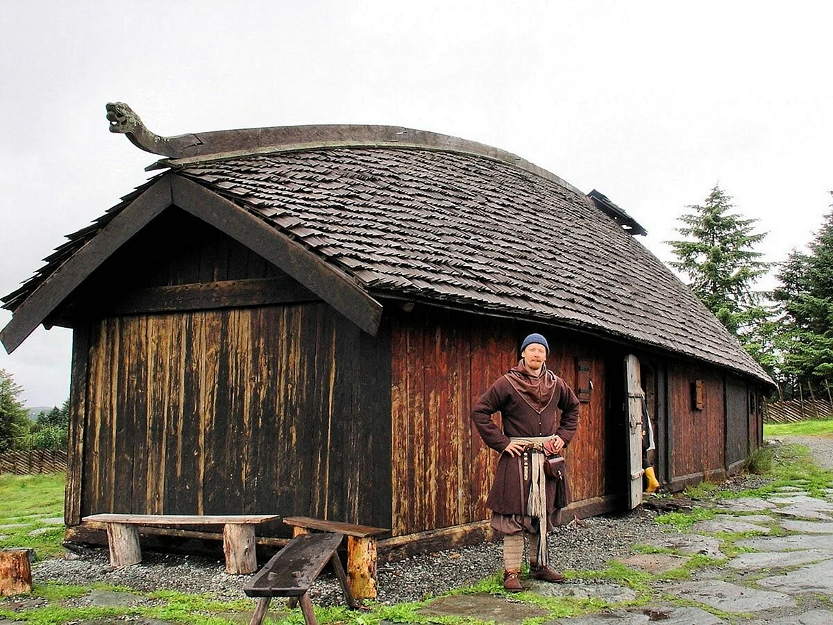 Швеция деревня викингов реконструкция