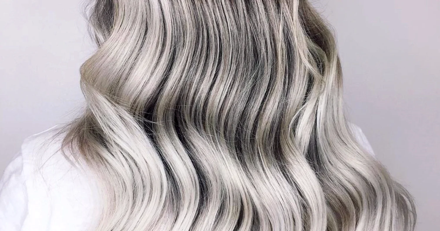 Silver Metal hair