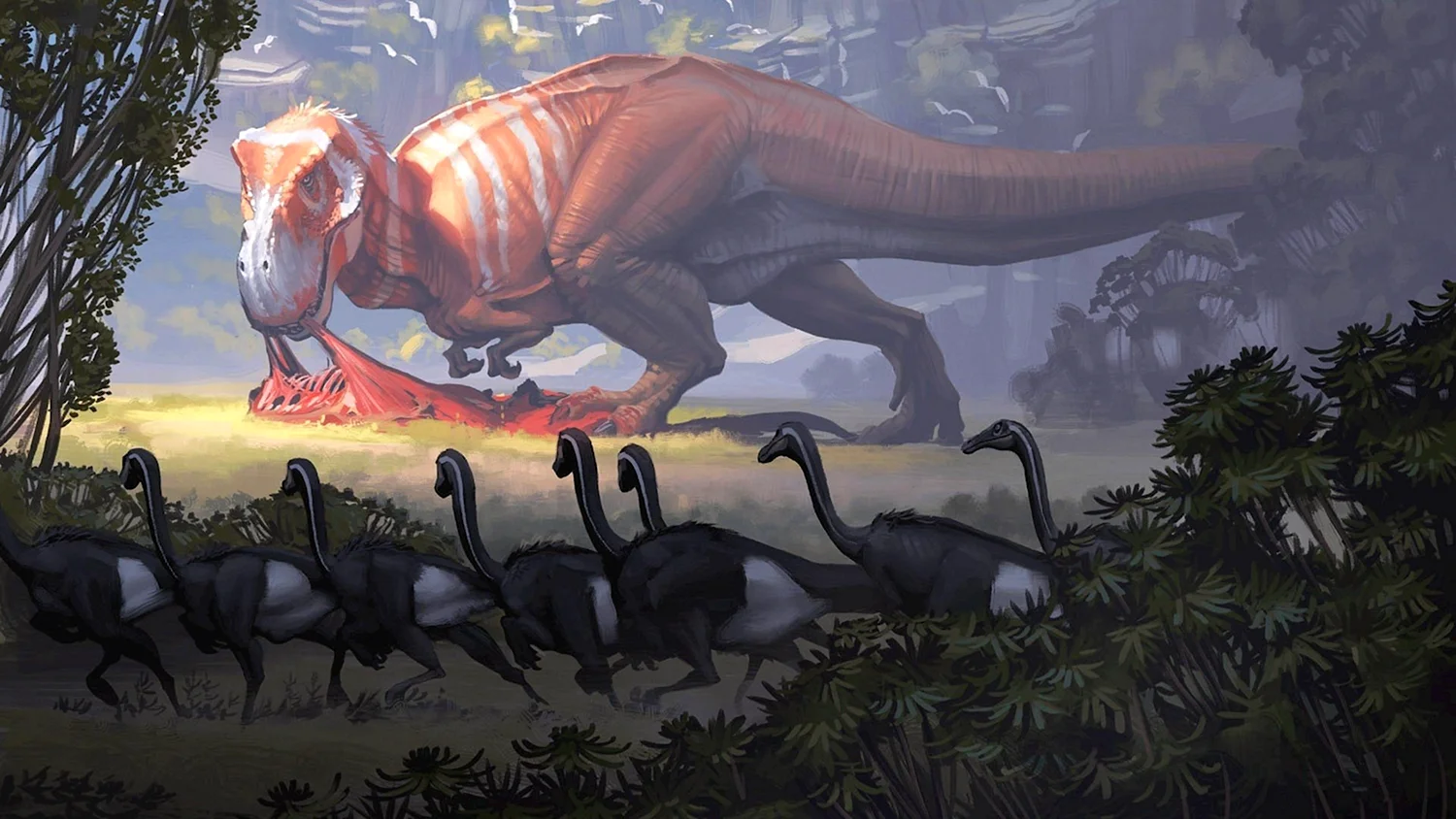 Simon Stalenhag динозавры