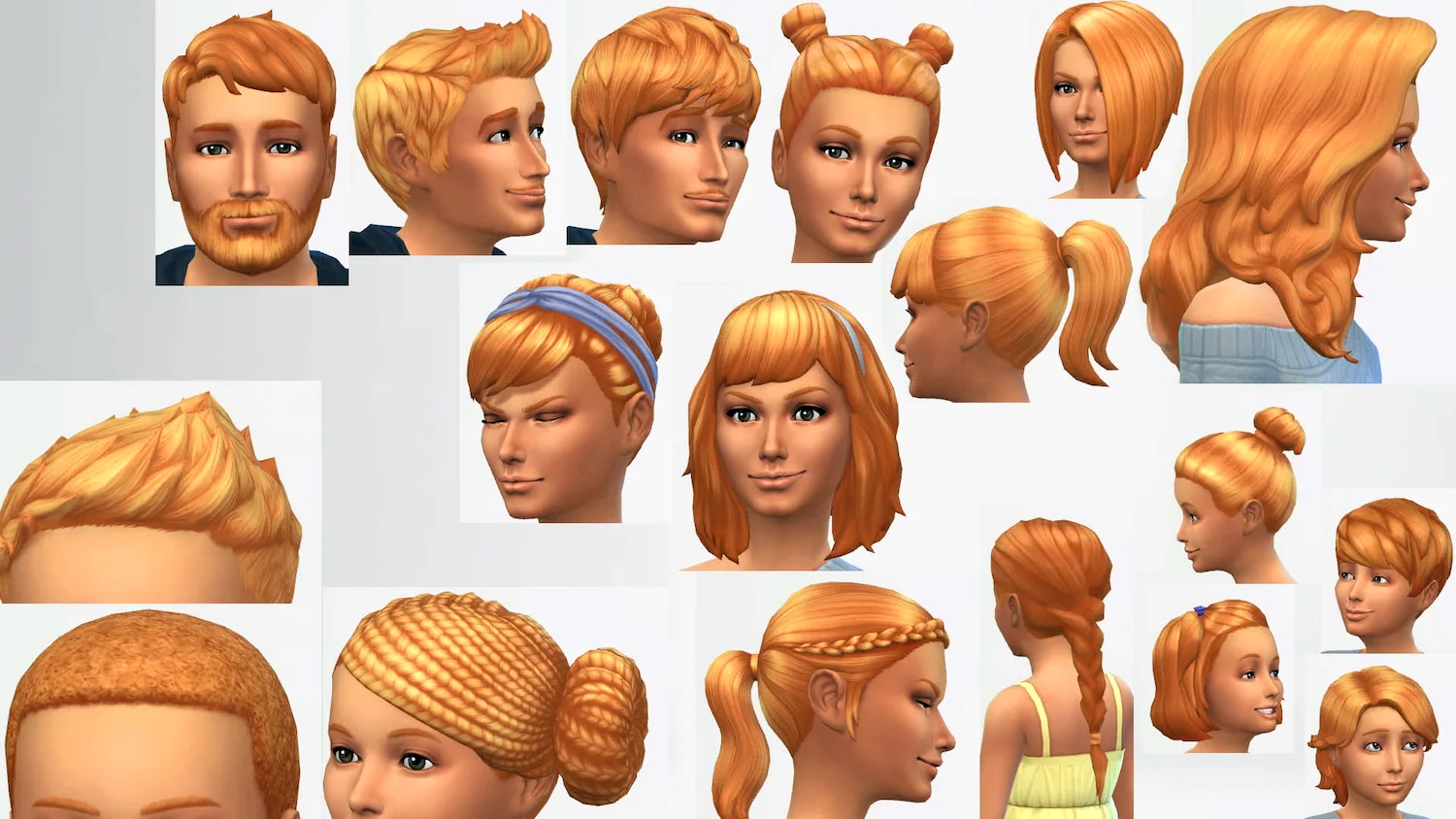 SIMS 4 Hairstyles Pack