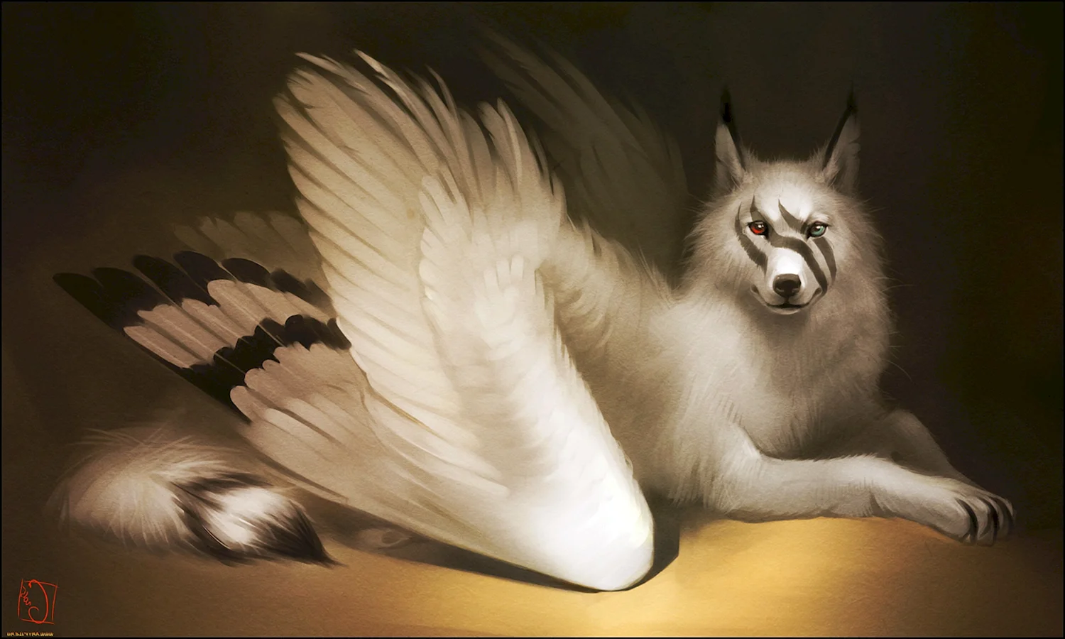 Симуран крылатый волк