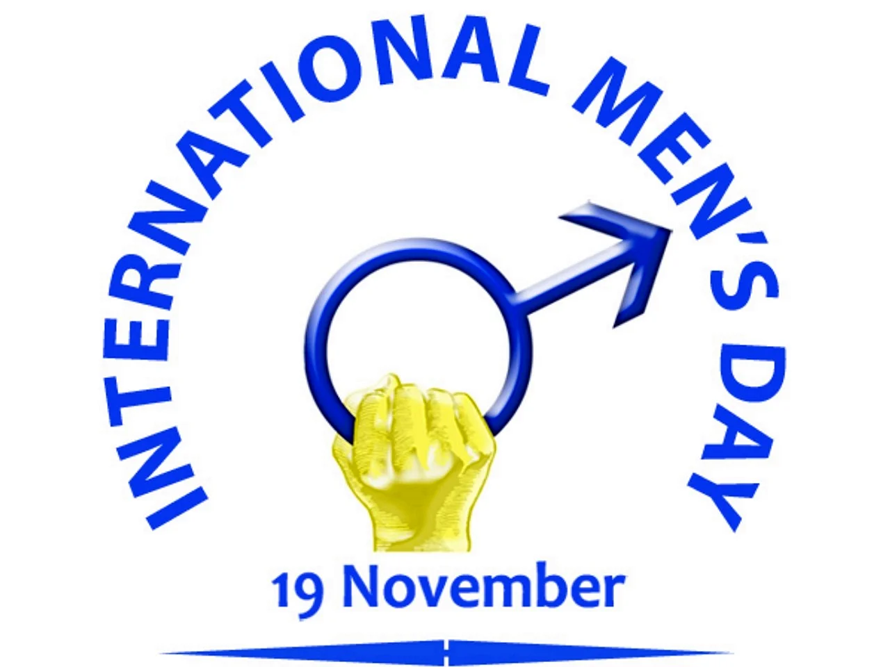 Символ международного мужского дня