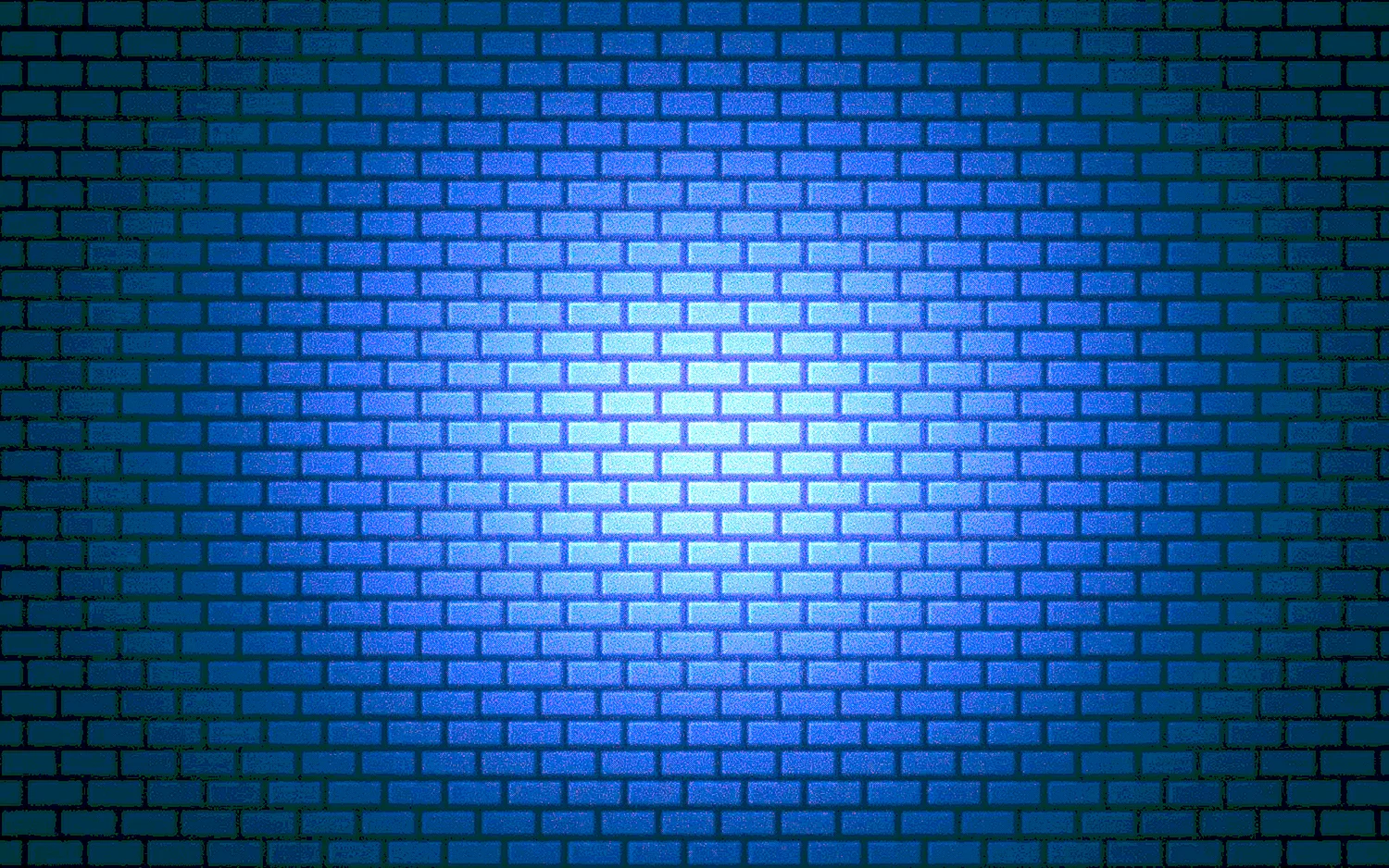 Синяя кирпичная стена