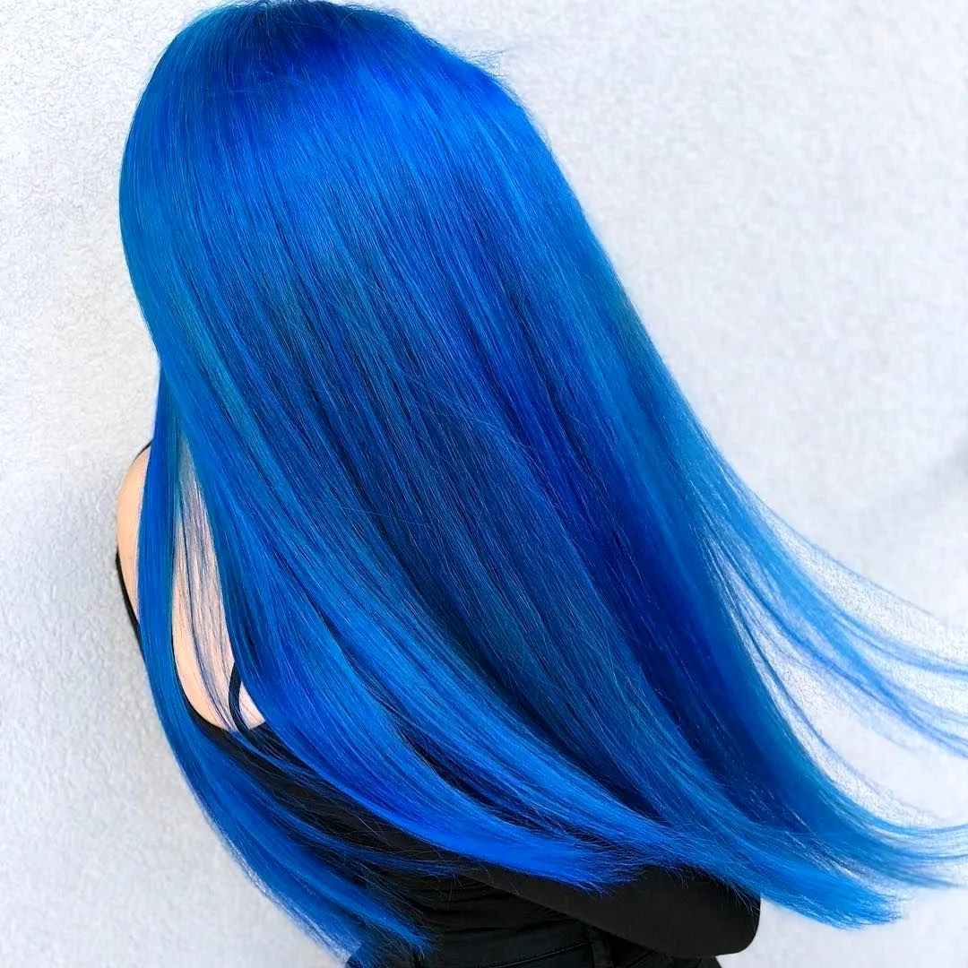 Синяя краска для волос
