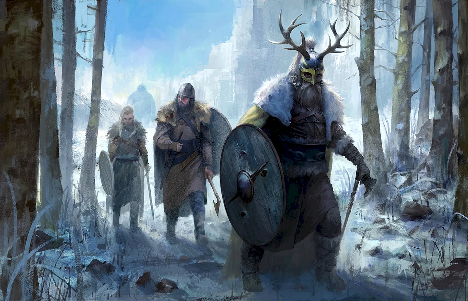 Скандинавия Викинги воин