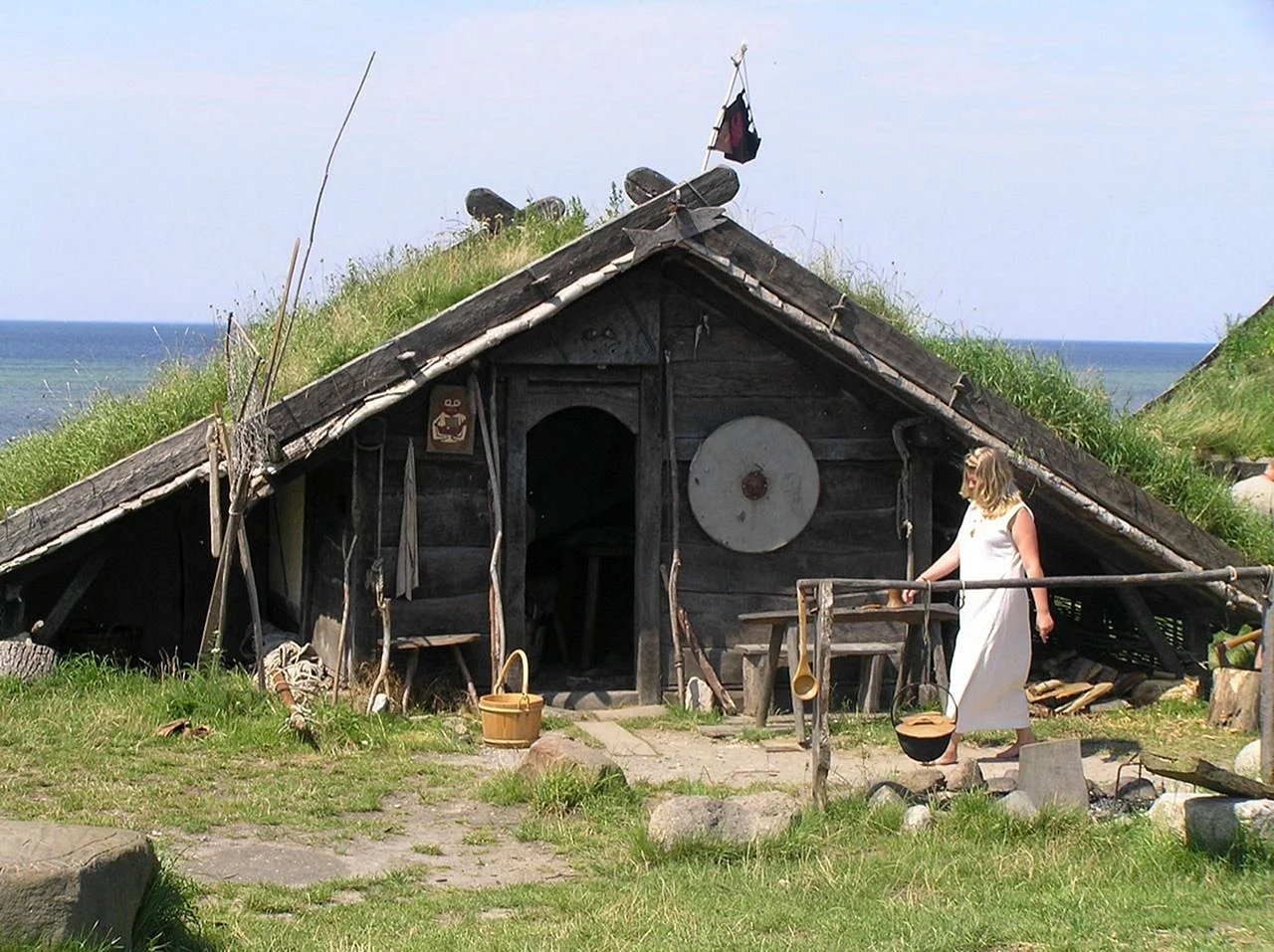 Скандинавский дом викингов