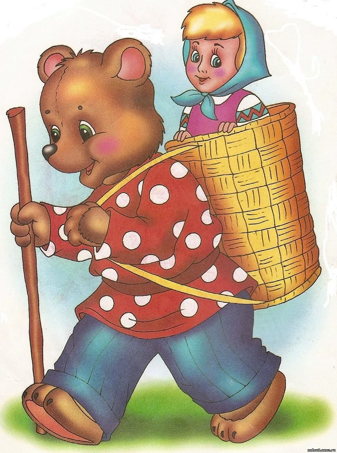 Сказка Маша и медведь русская народная сказка
