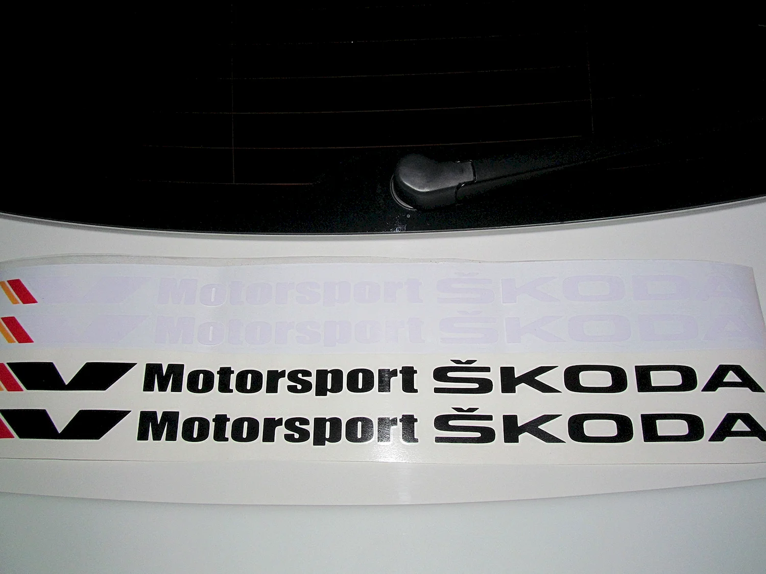 Skoda Motorsport наклейка