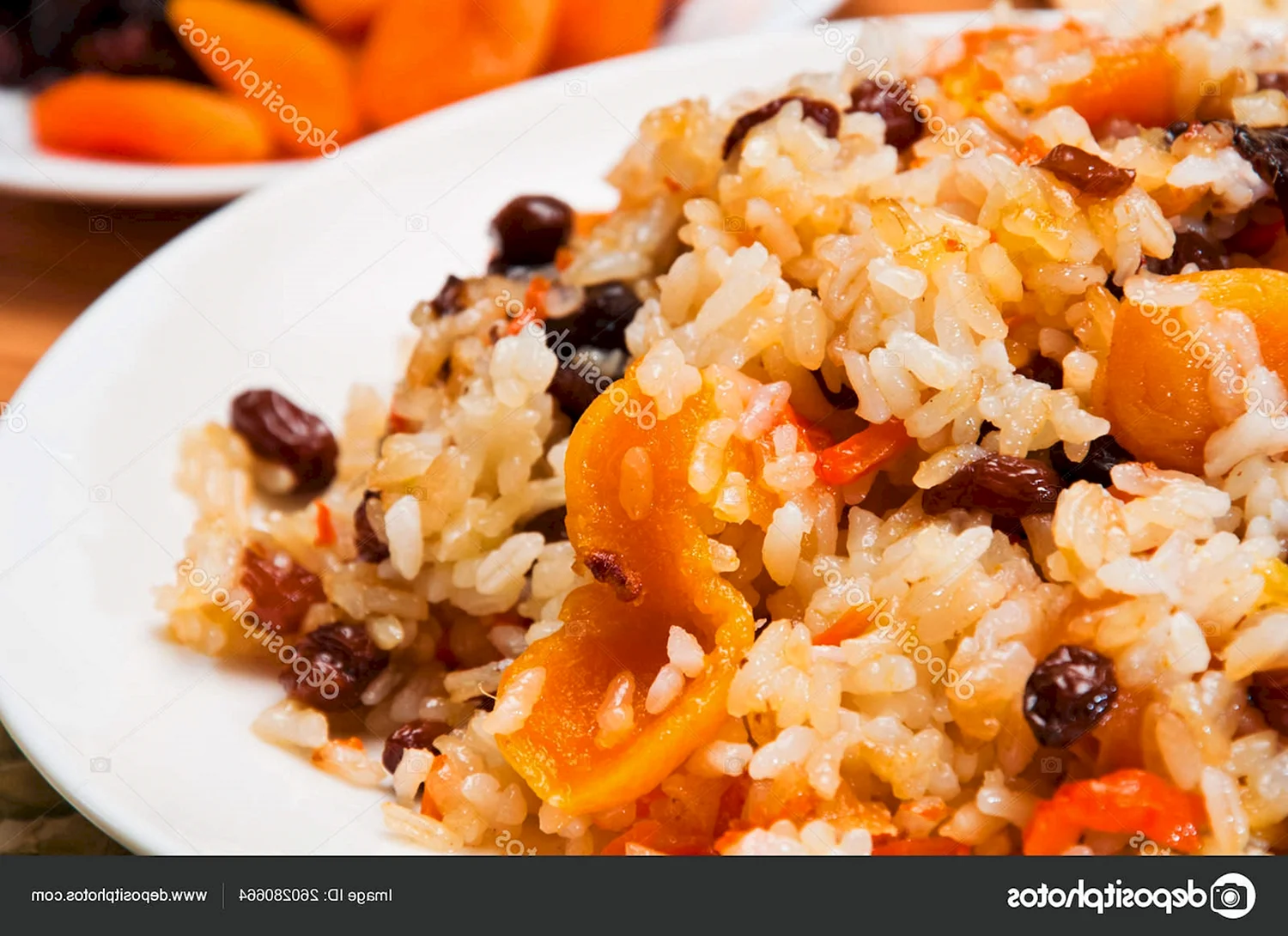 Сладкий рис с сухофруктами