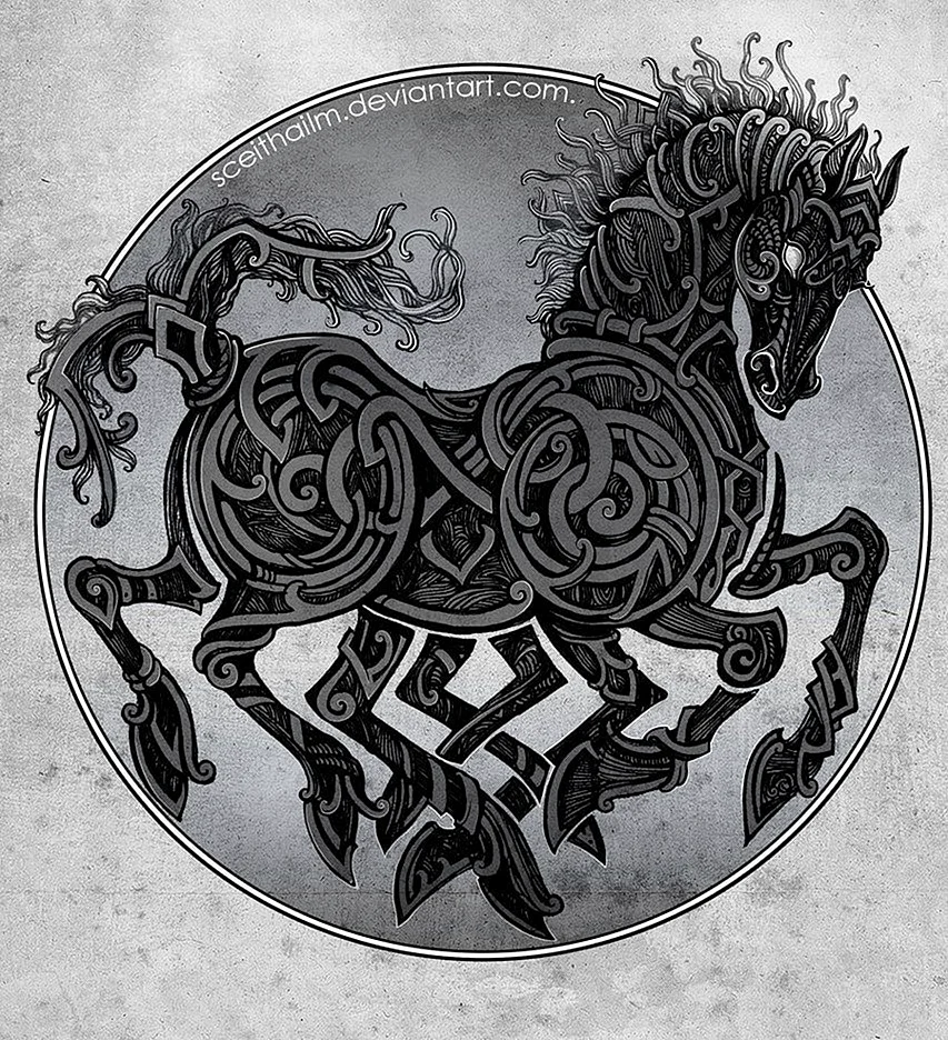Слейпнир конь мифология