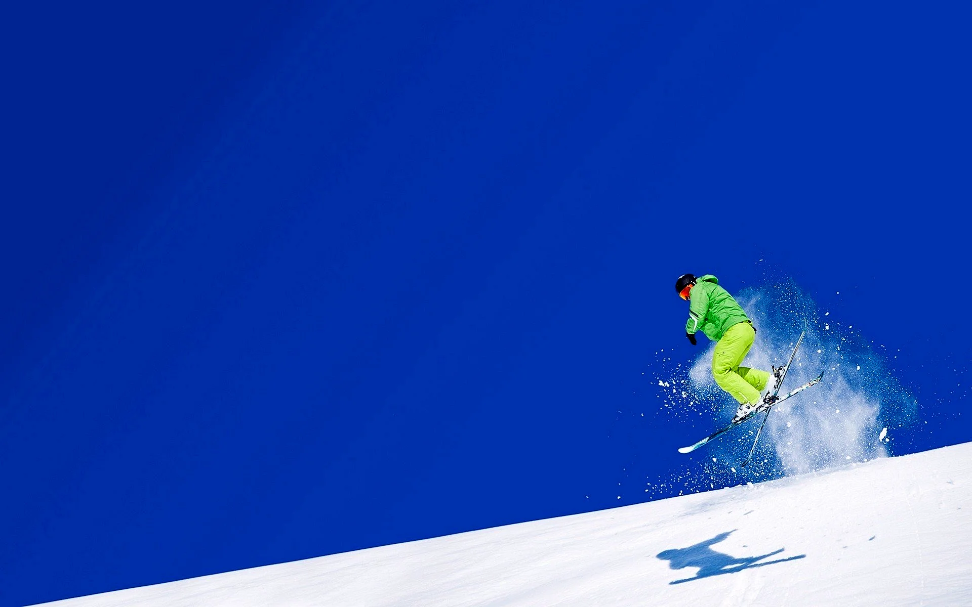 Сноуборд лыжи прыжок Quicksilver