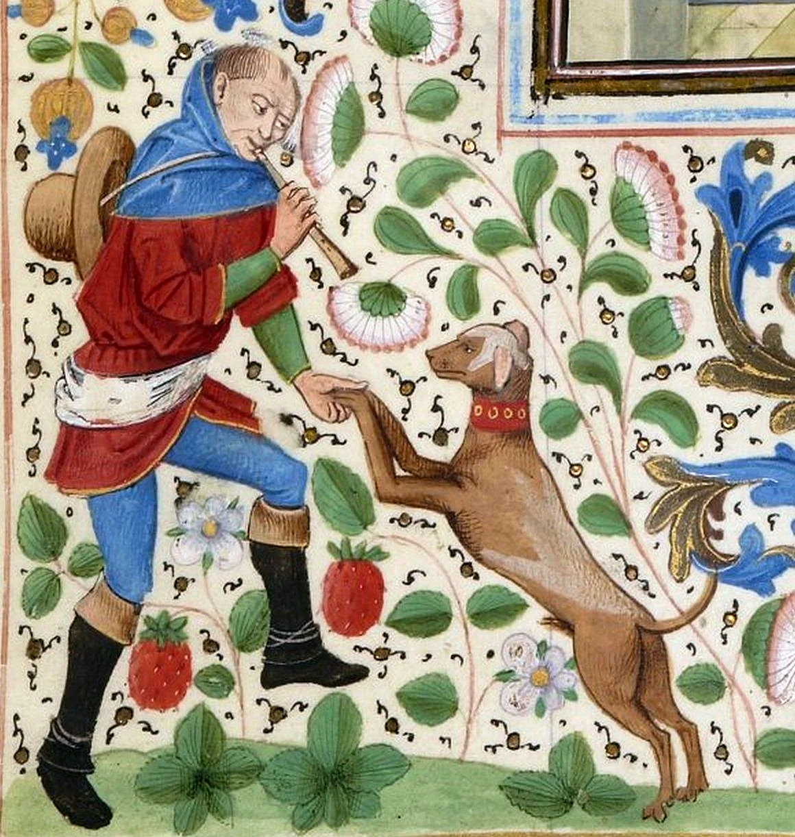 Собаки в средневековой живописи