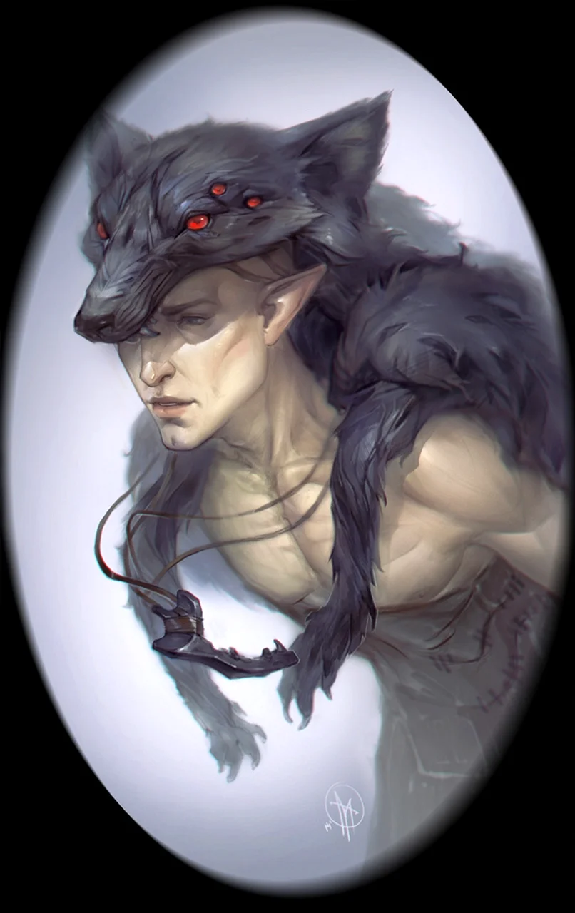 Солас Dragon age волк