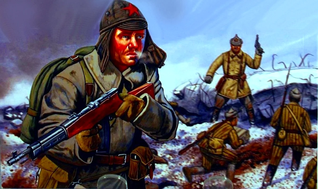 Солдат Большевик 1917 арт