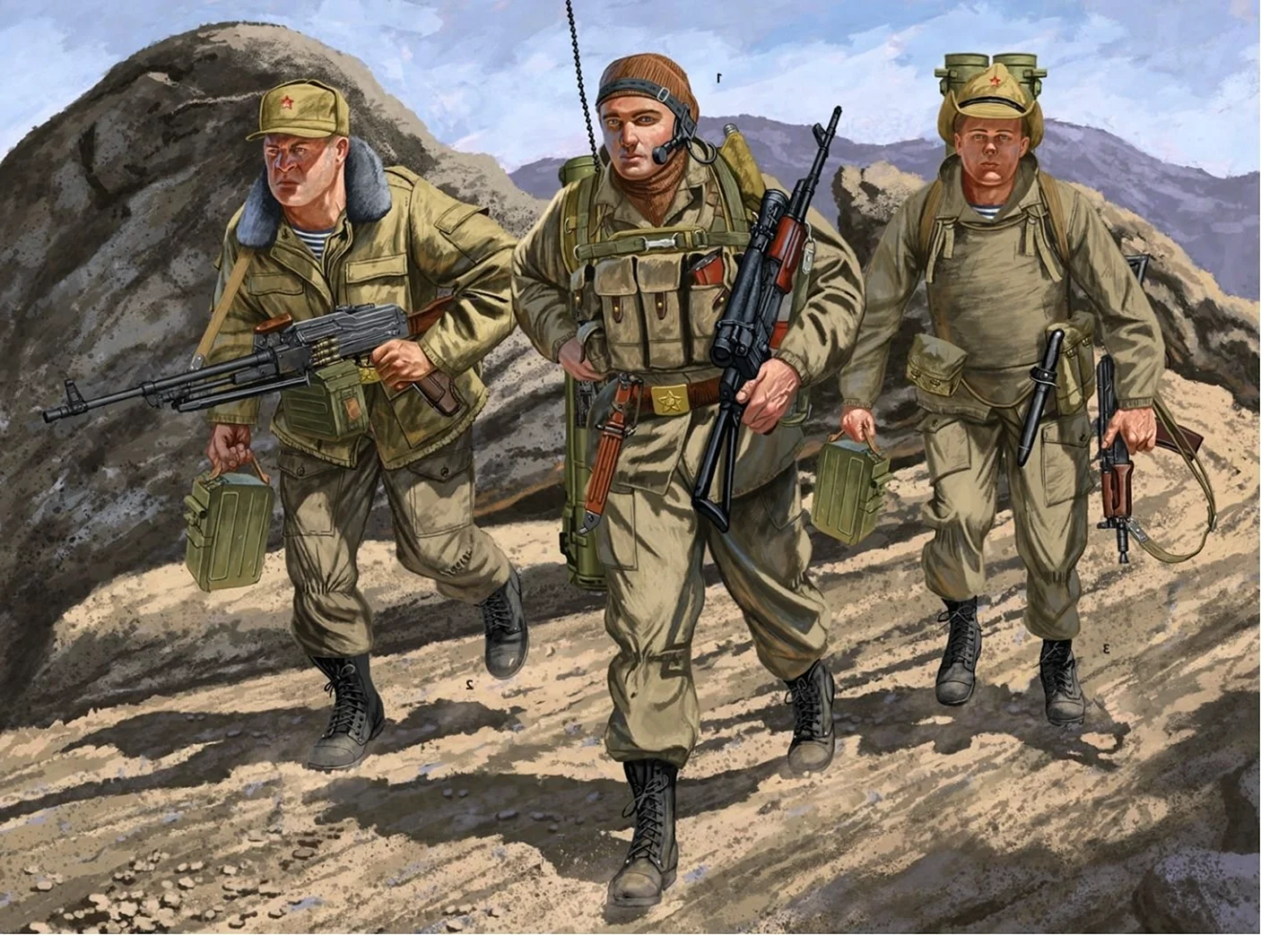 Солдат Советской армии Афган