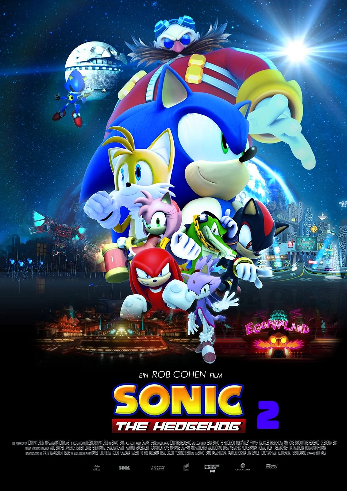 Sonic 2 2022 Постер