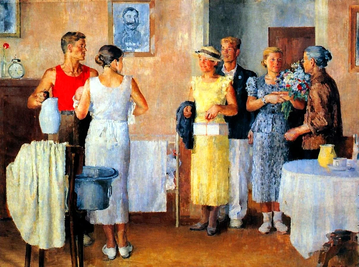 Соцреализм картины Петров Водкин