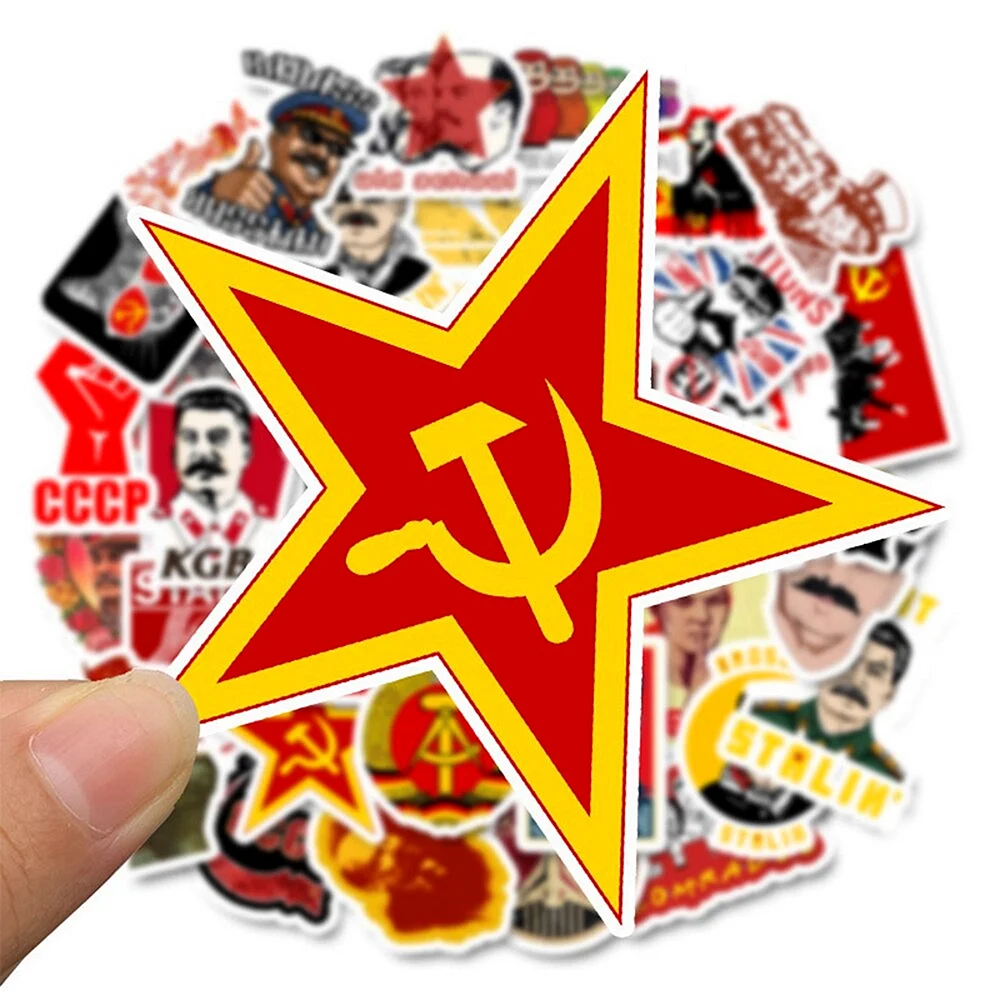 Советские наклейки