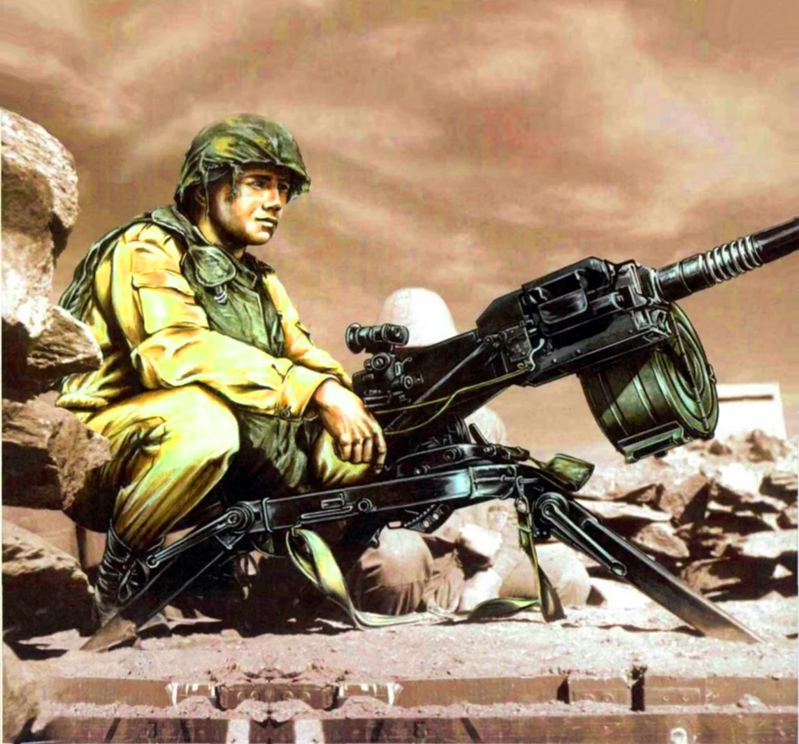 Советский солдат в Афганистане арт