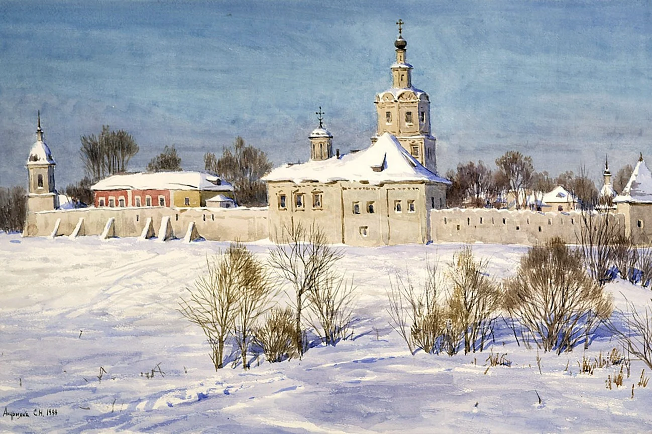 Спасо Андроников монастырь картины