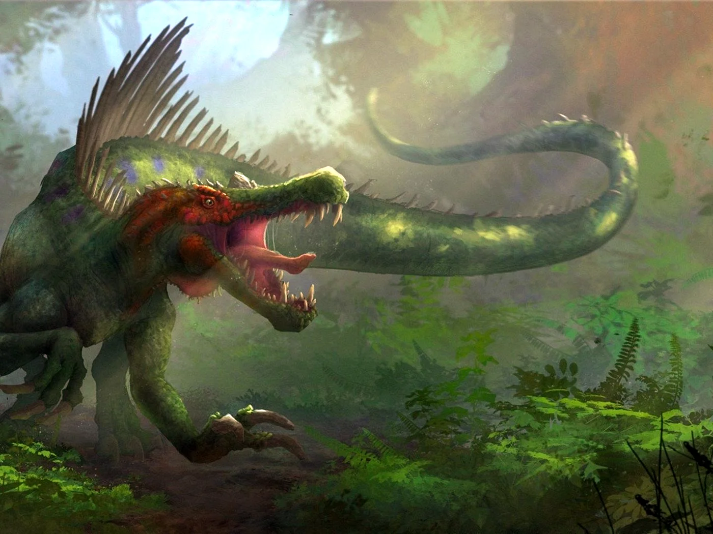 Спинозавр-ящер