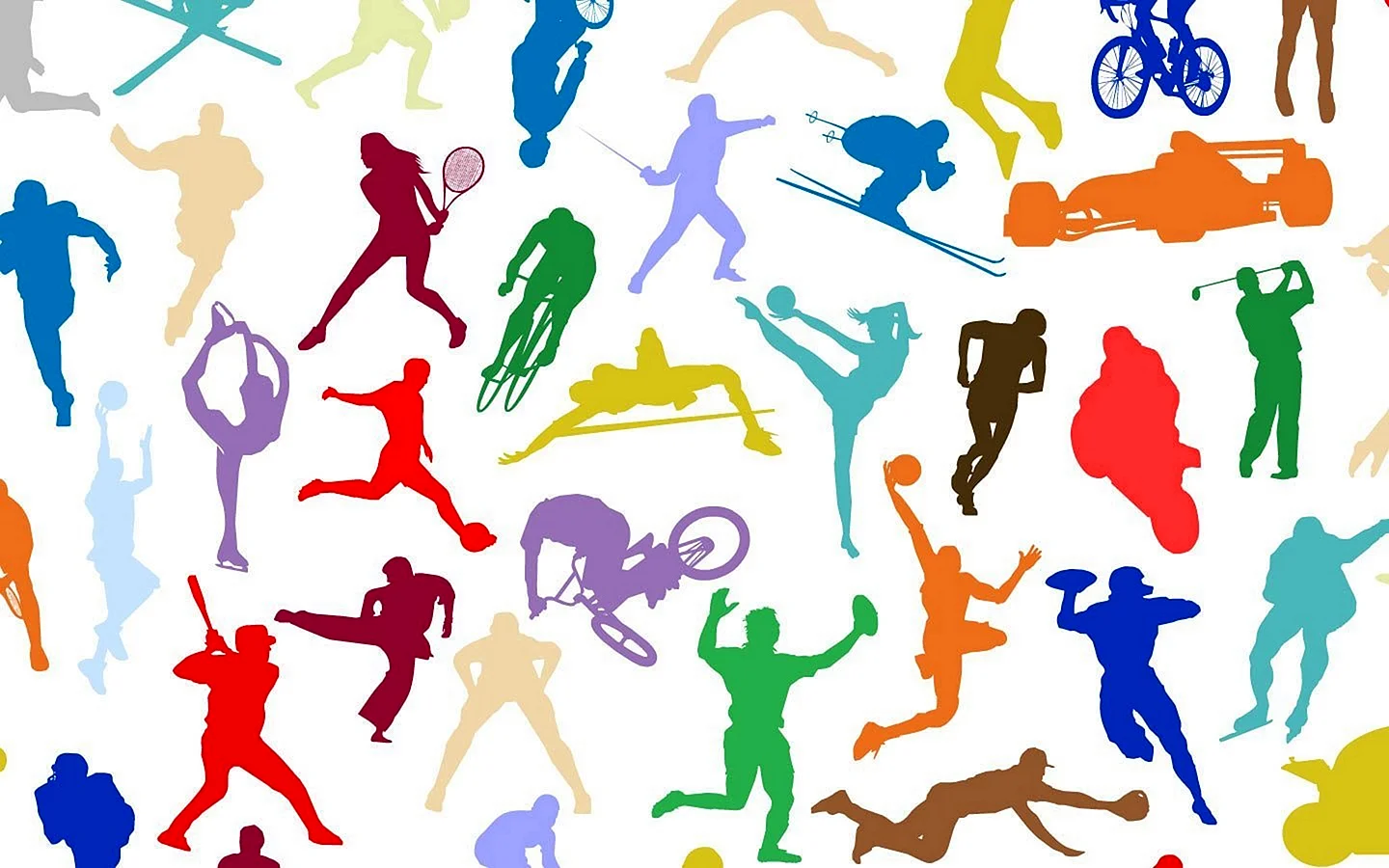 Рисунки спорт красками