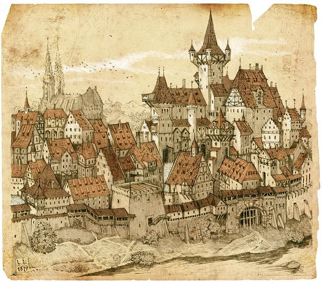 Средневековая Европа 15 века город