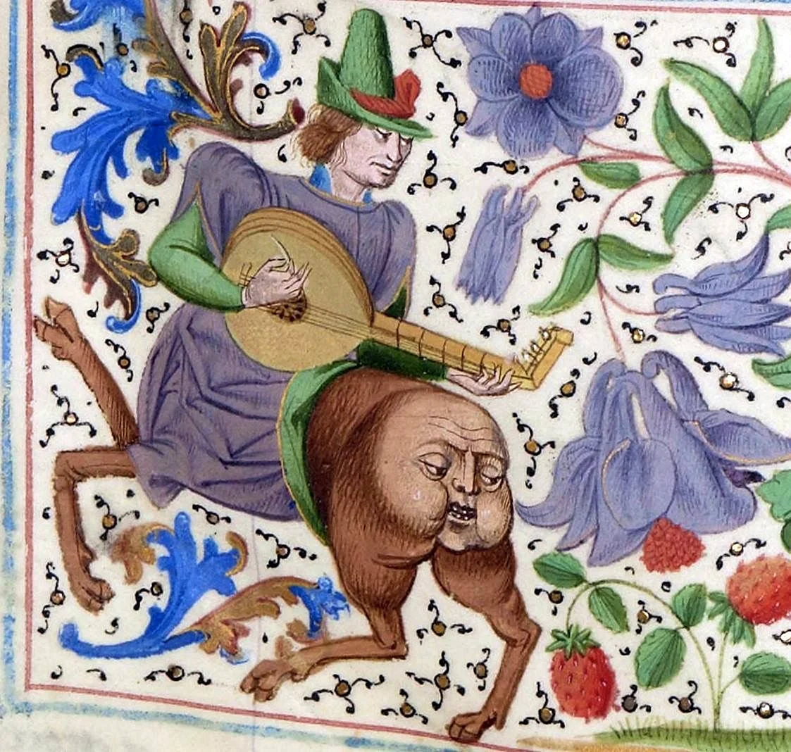 Средневековые иллюстрации смешные