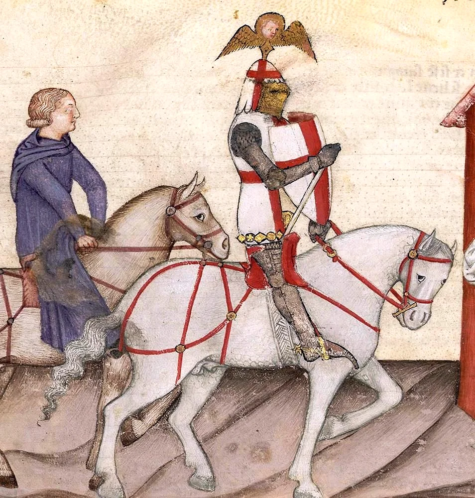 Средневековый рыцарь живопись
