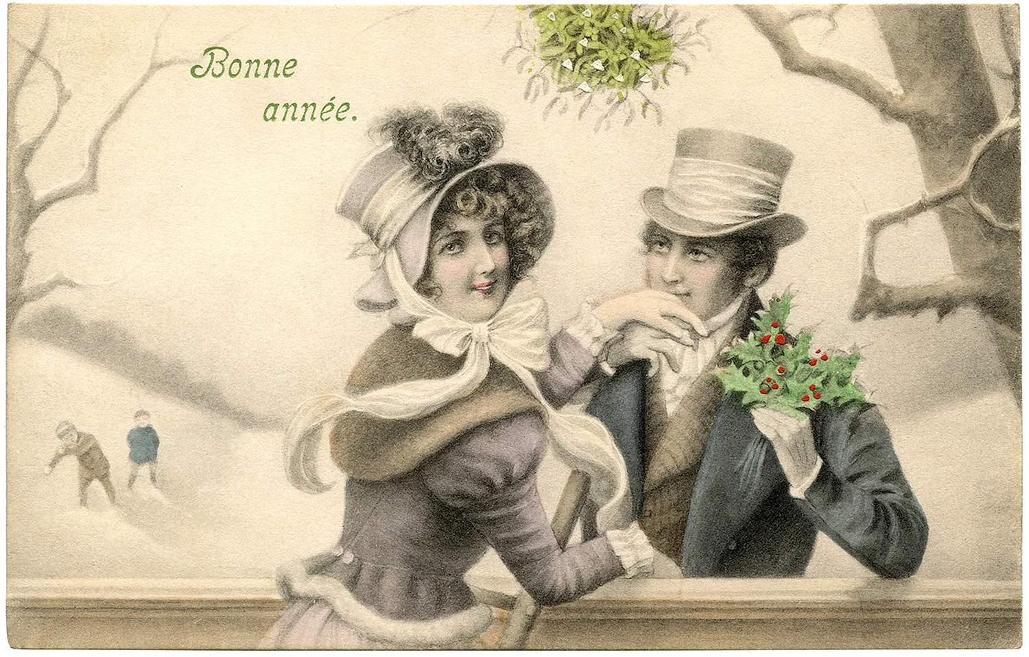 Старинные французские открытки