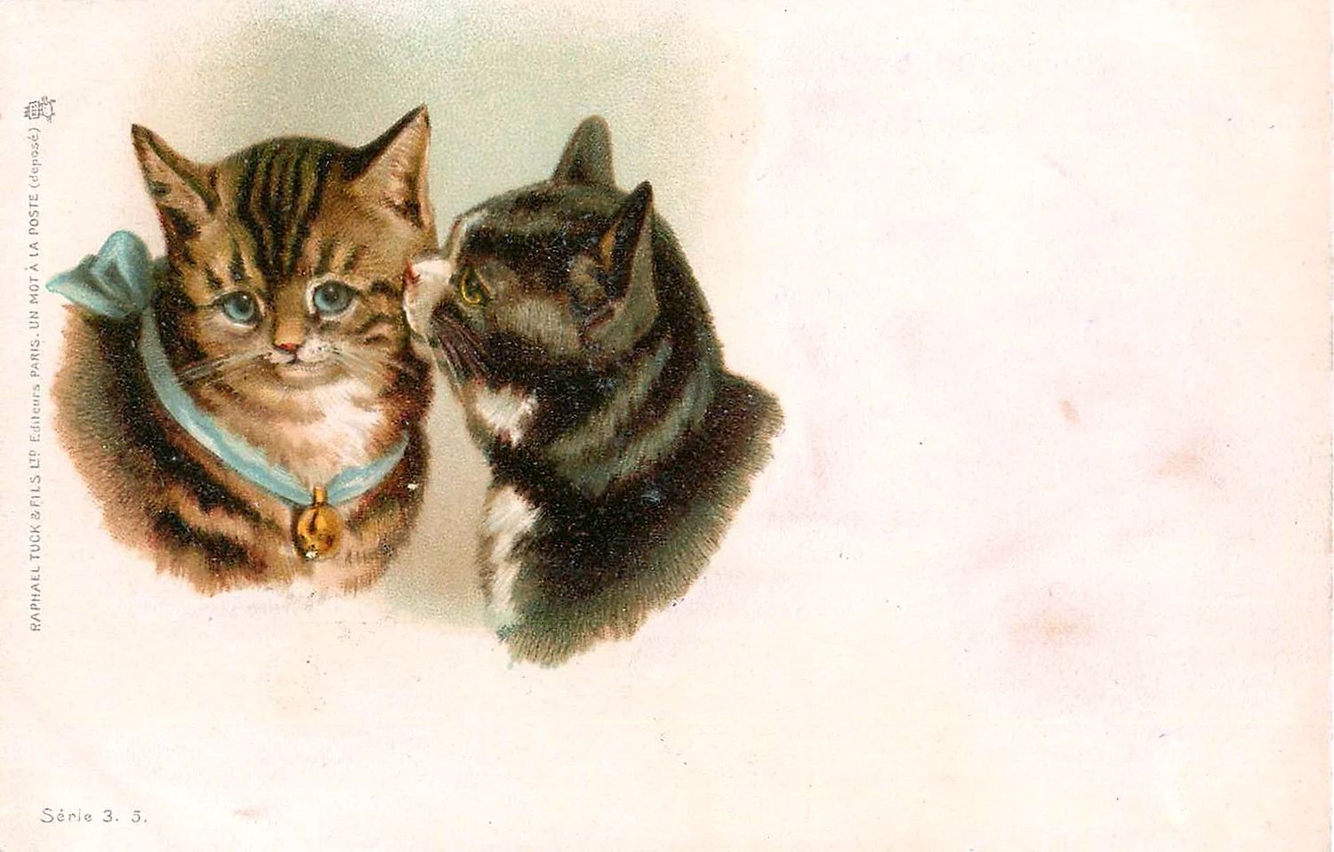 Старинные открытки с котами