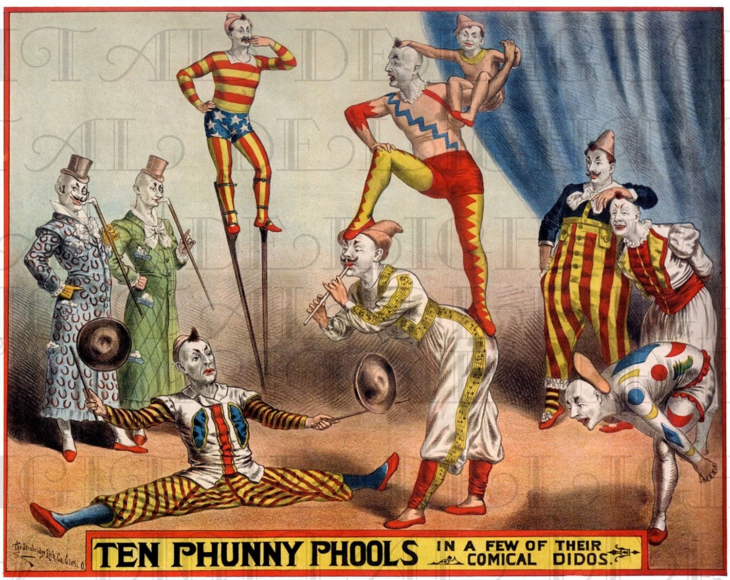 Старинные цирковые плакаты