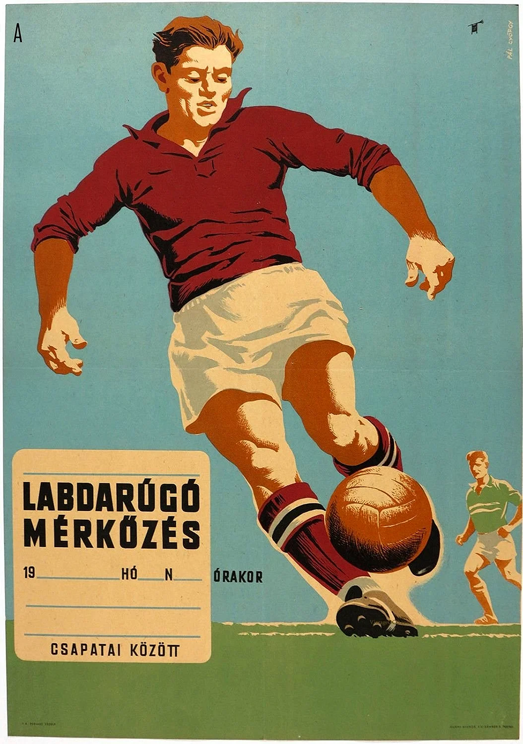 Старые футбольные плакаты
