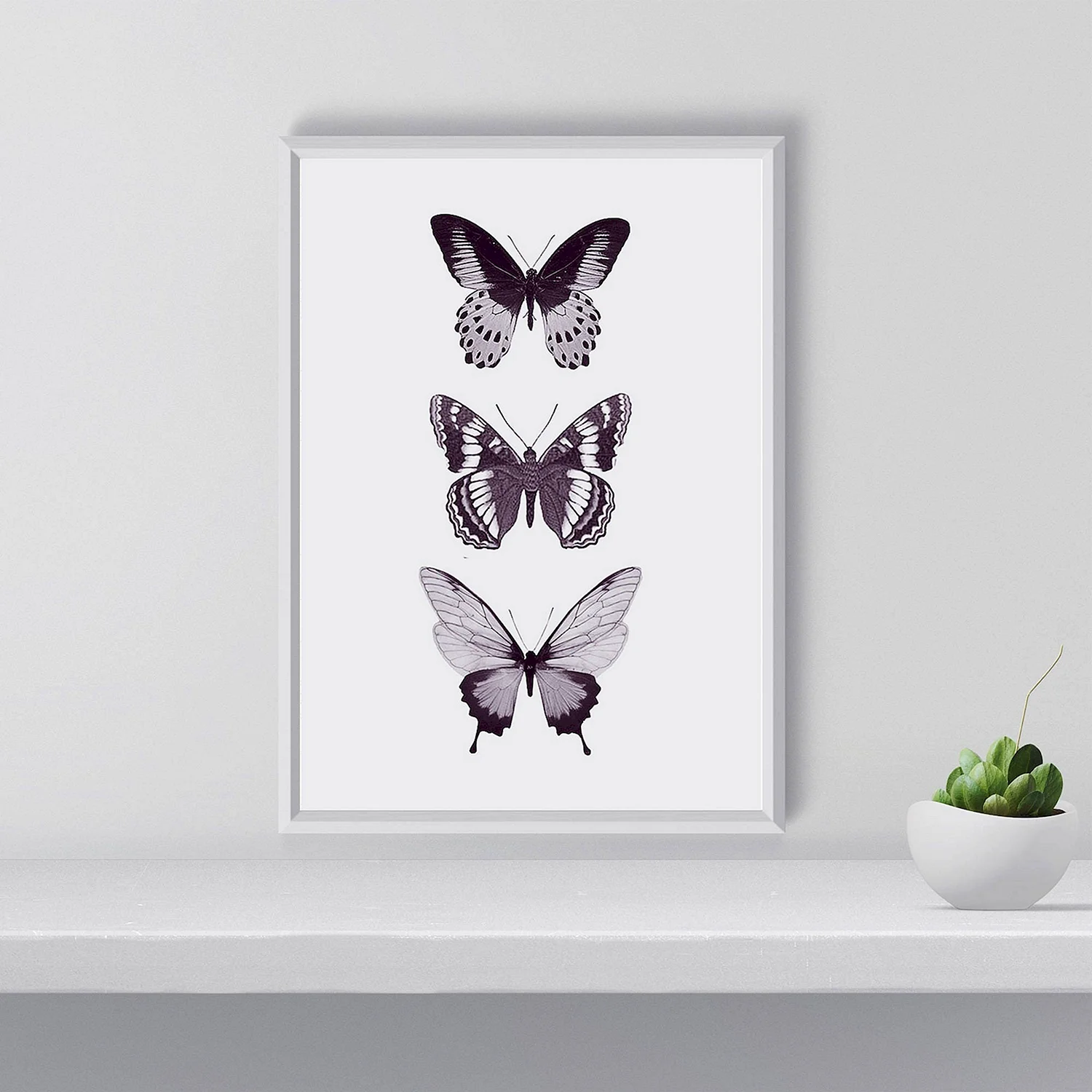 Стеклянные картины бабочки