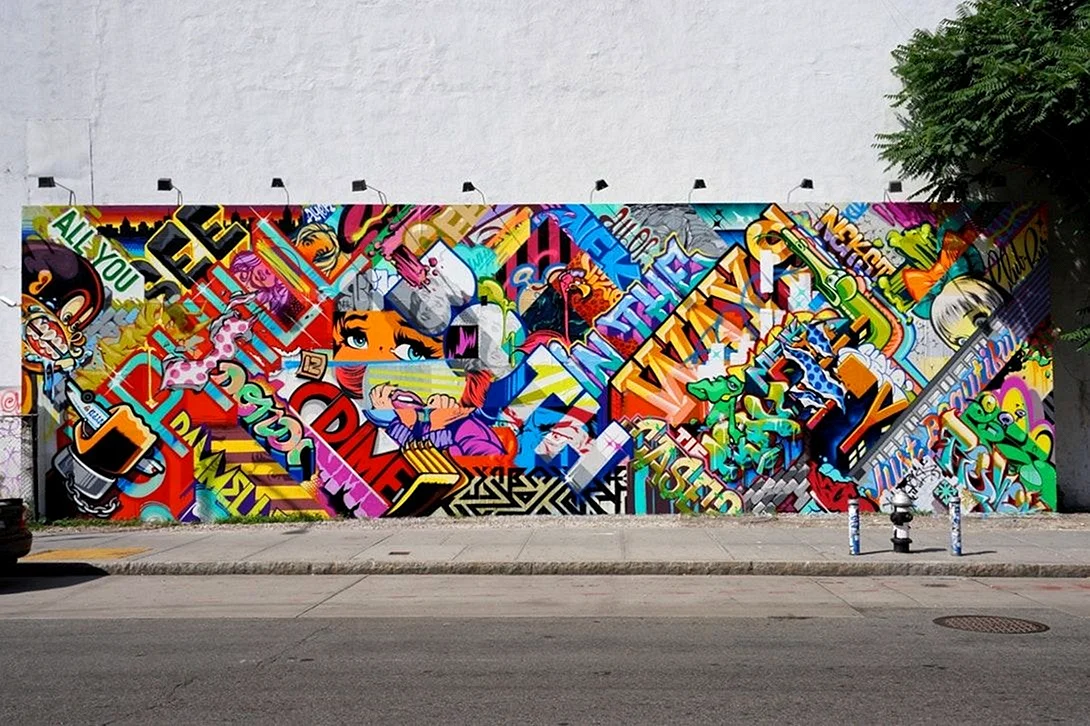 Стена Street Art New York