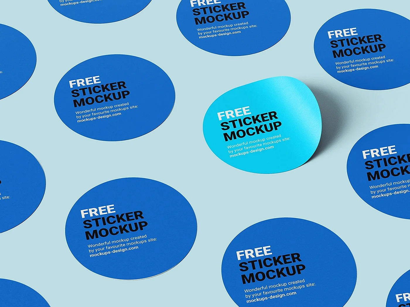 Sticker Mockup free