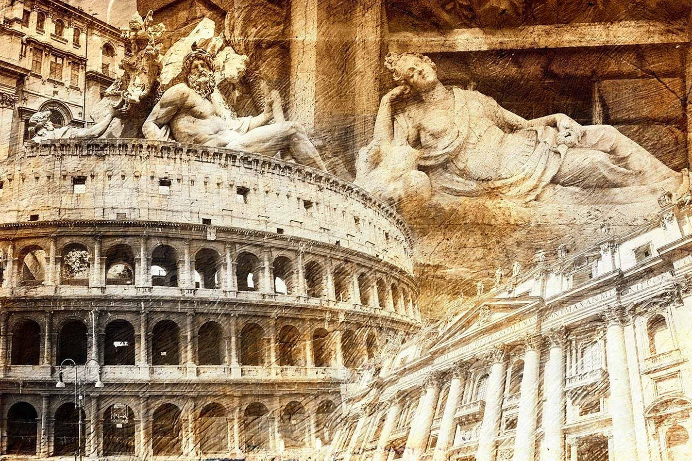Стиль античность древний Рим Колизей