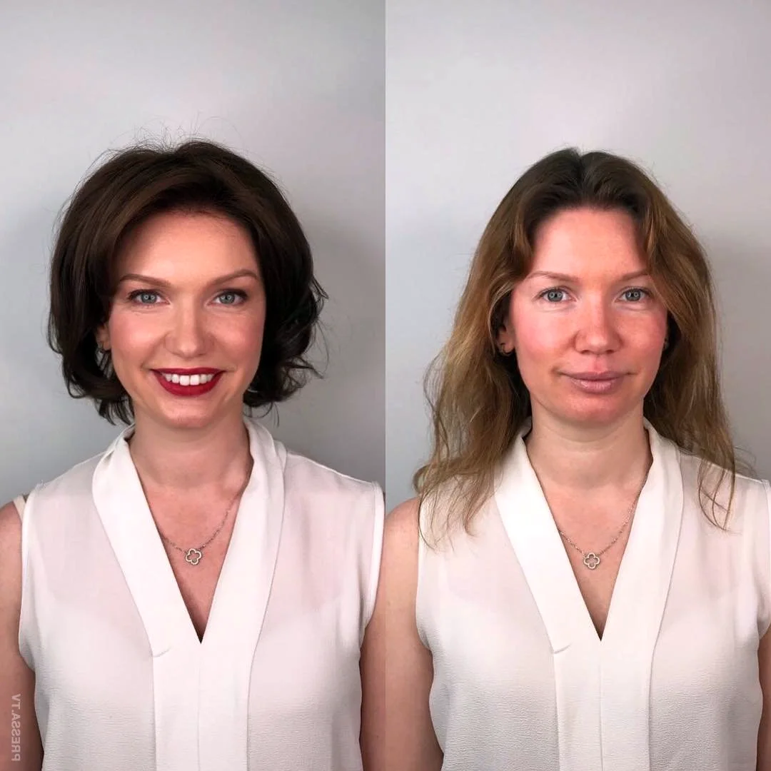 преображение женщины до и после фото
