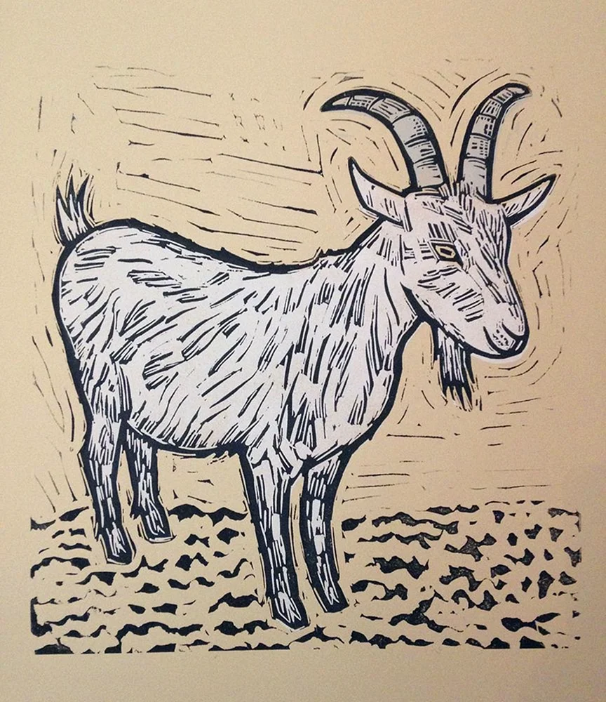Стилизованная коза