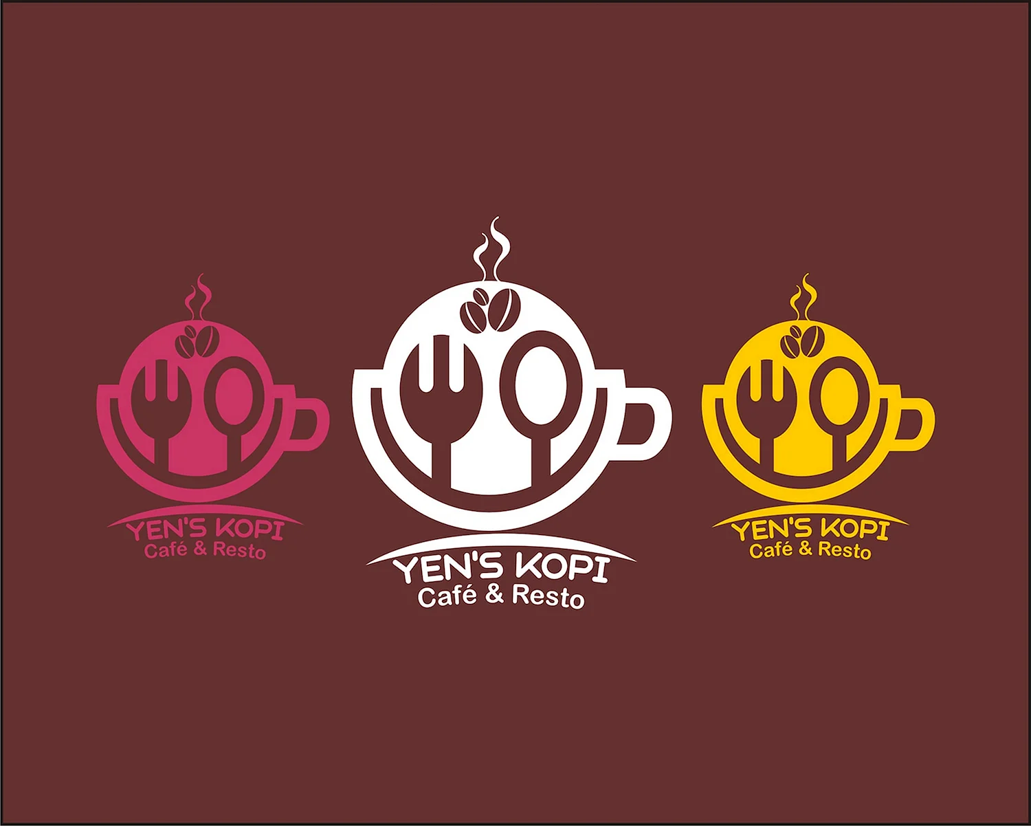 Стильные логотипы для кафе