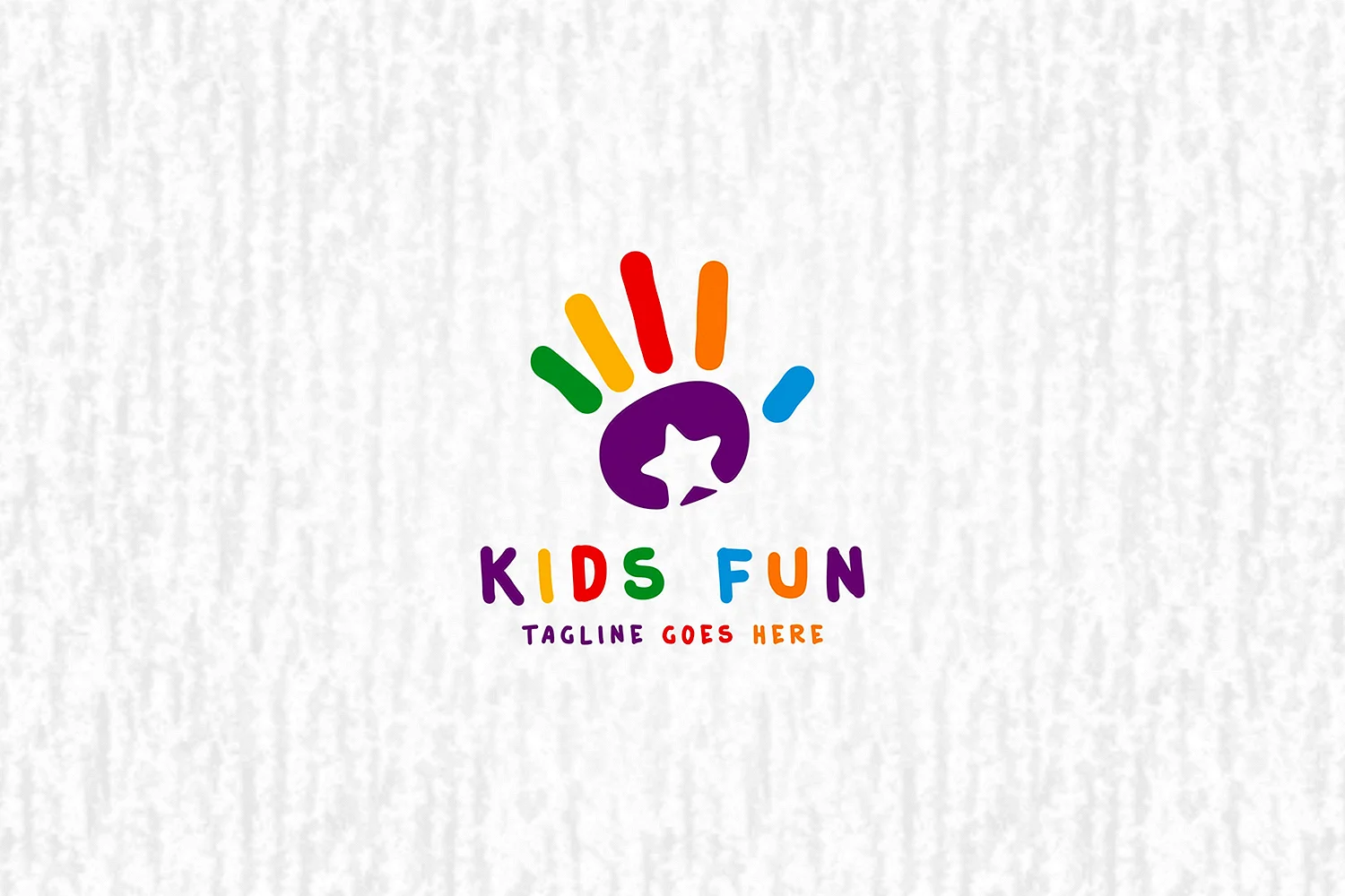 Стильный детский логотип