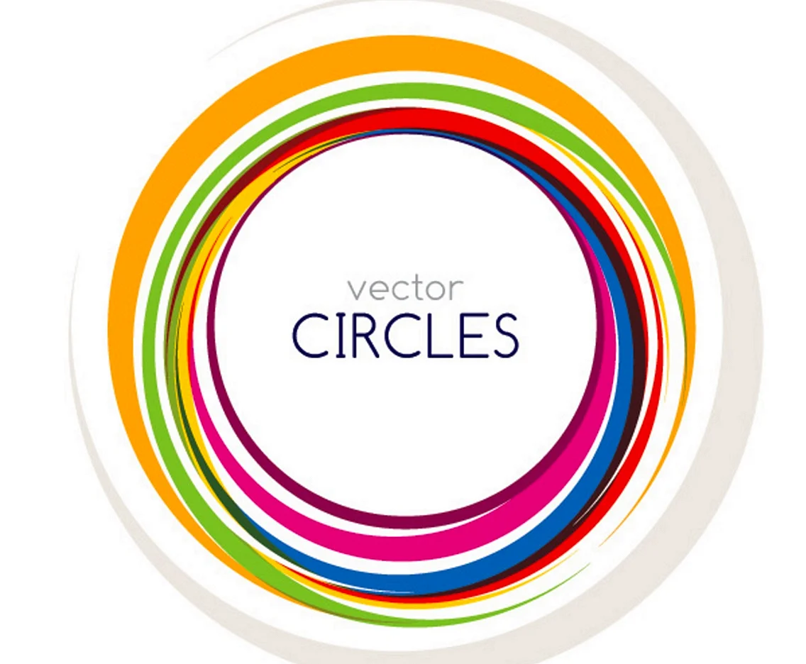 Стильный логотип в круге