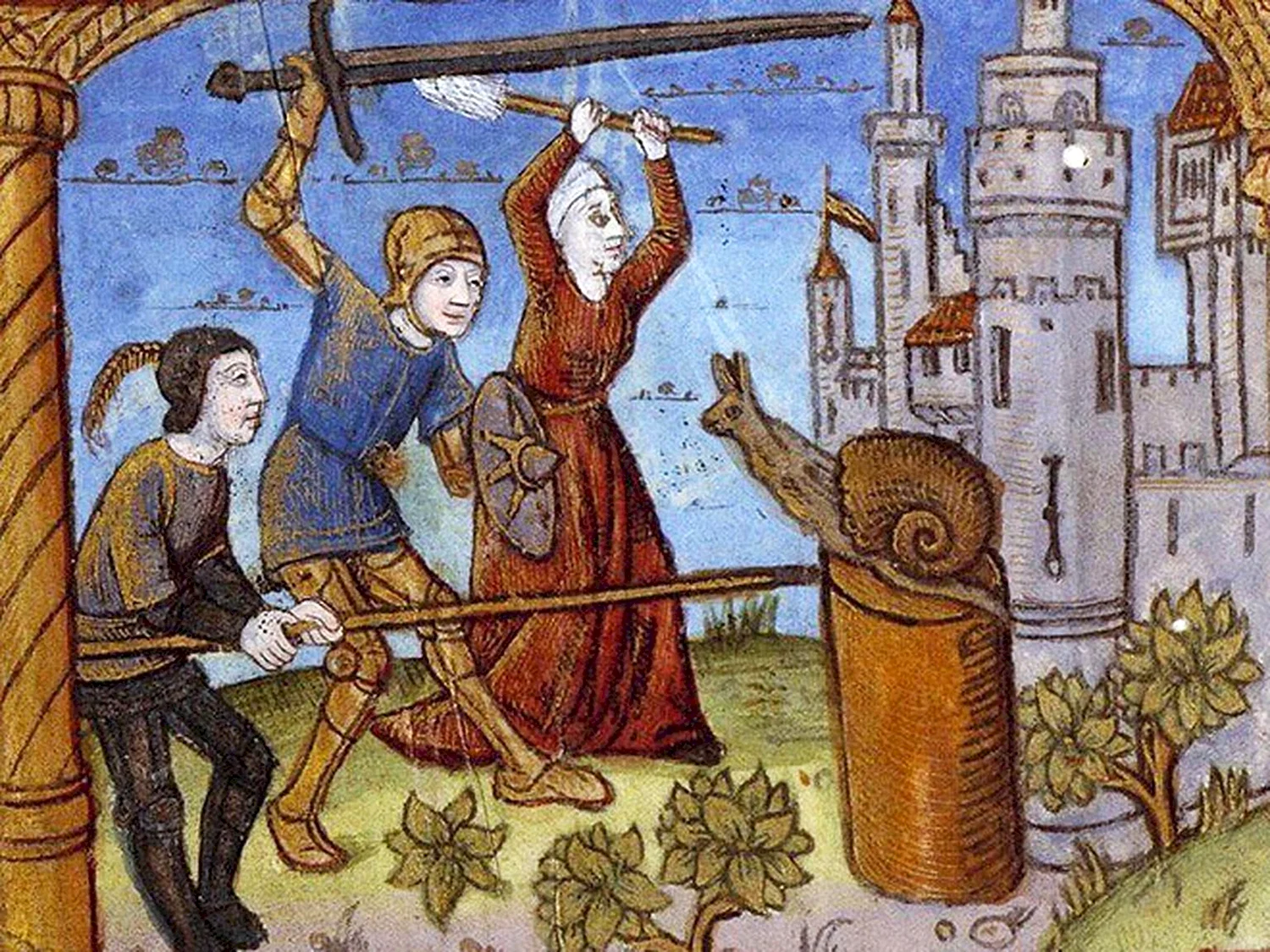 Странные средневековые миниатюры