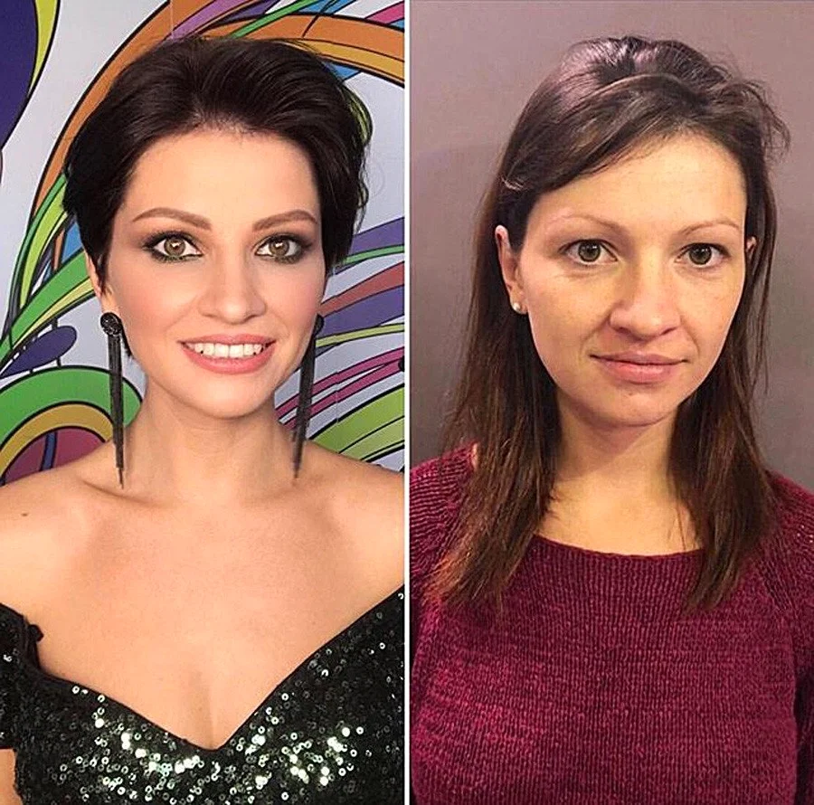 Стрижка до и после женская Преображение