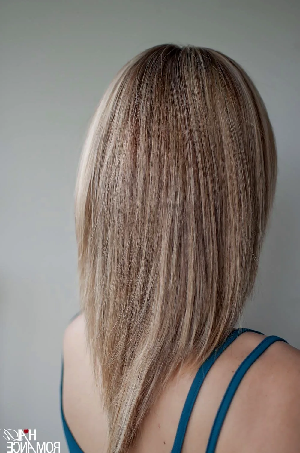 Стрижка Лисий хвост на средние волосы