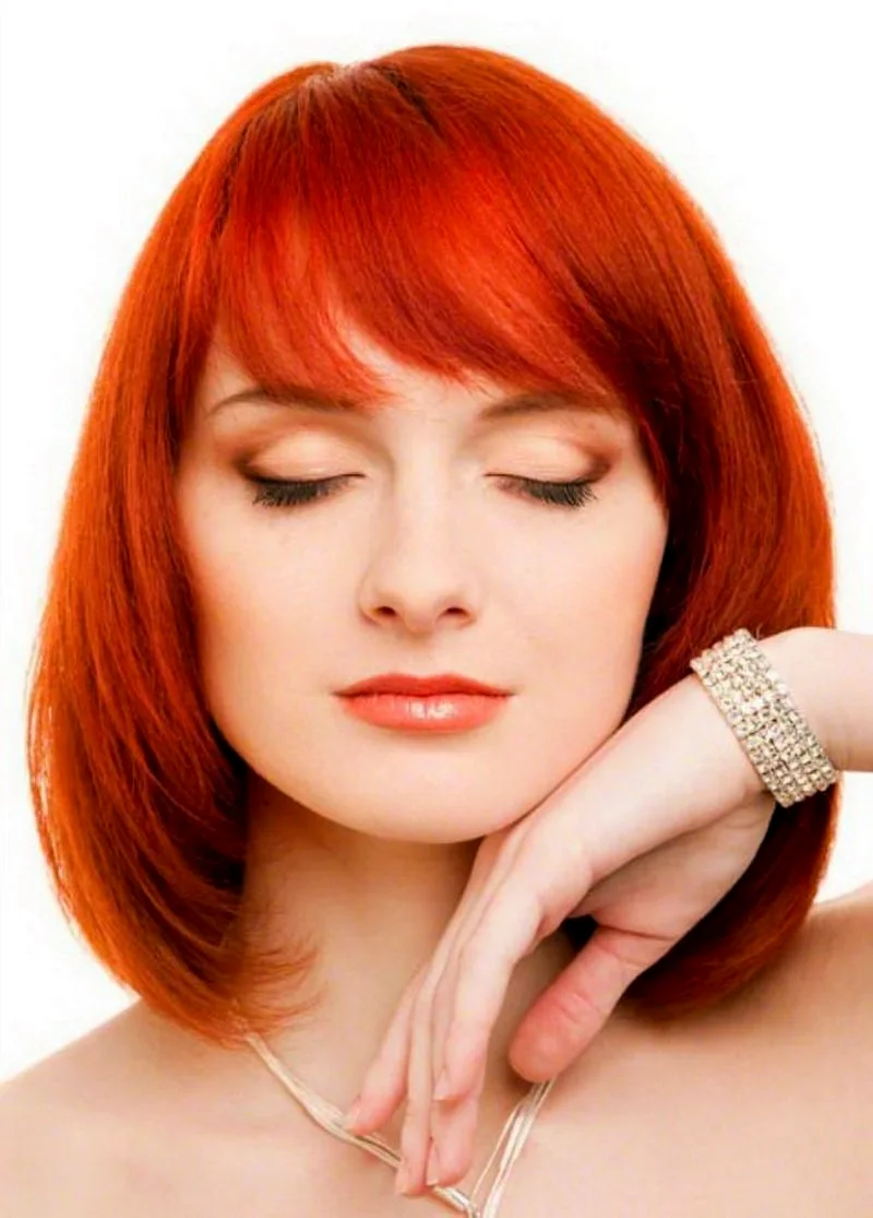 Стрижки для рыжих волос женские